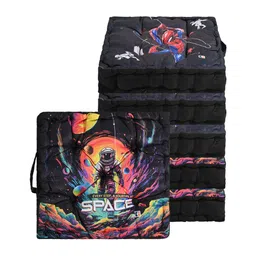 Kuber Industries Pack of 6 Comfy Back Rest for Chair | Sitting Cushion Pillow for Back & Hip Support | Gaddi Chairpad for Car Seat | Black-picture-20