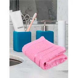 Kuber Industries Pink & Blue 5 Pieces Pure Cotton Highly Absorbent Face Towels image 1