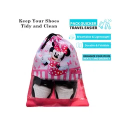 Kuber Industries Pink & Red Set Of 18 Printed Shoe Cover-picture-16