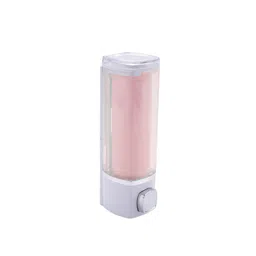 Kuber Industries Pink Manual Shampoo & Soap Refillable Dispenser 250 ml-picture-33