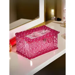 Kuber Industries Pink Set of 1 Regular Jewellery Organiser Organisers-picture-35