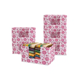 Kuber Industries Pink Set of 6 Regular Drawer Organiser Organisers-picture-17