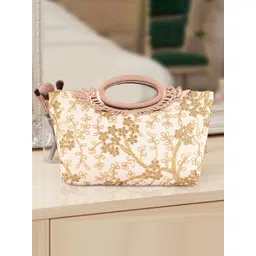 Kuber Industries Polyester Structured Handheld Bag-picture-24