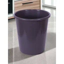 Kuber Industries Purple 2 Pieces Plastic Garbage Open Garbage Dustbins - 10 L Each-picture-34