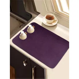 Kuber Industries Purple 3 Pieces  Kitchen Self Drying Microfiber Table Placemats image 1