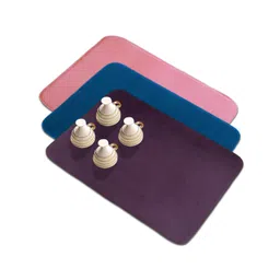 Kuber Industries Purple 3 Pieces  Kitchen Self Drying Microfiber Table Placemats image 2