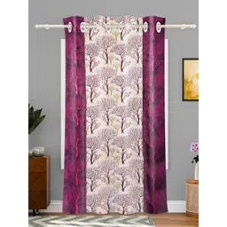 Kuber Industries Purple & Beige Door Curtain-picture-24