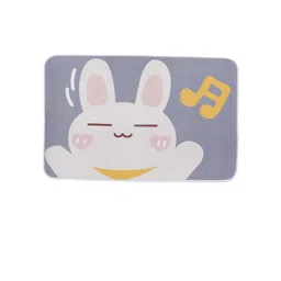 Kuber Industries Purple & White Stylish Bunny Quick Dry Doormat-picture-10