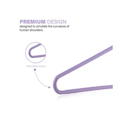 Kuber Industries Purple Pack Of 18 Multipurpose Cloth Hangers For Wardrobe image 2