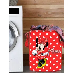 Kuber Industries Red Printed Foldable Laundry Bag-picture-18