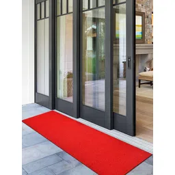 Kuber Industries Red Solid Rubber Anti-Slip Doormat-picture-27