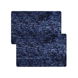 Kuber Industries Set of 2 Blue Anti-Skid Doormats-picture-24