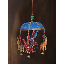 Kuber Industries Set Of 2 Blue Decorative Wall Hanging Latkans-picture-20