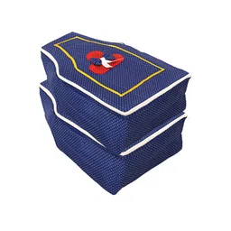 Kuber Industries Set Of 2 Blue Printed Blouse Organisers-picture-39