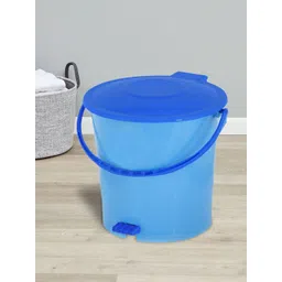 Kuber Industries Set Of 2 Blue Solid Pedal Dustbin-picture-40