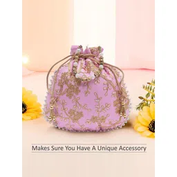 Kuber Industries Set of 2 Embroidered Potli Bags image 2