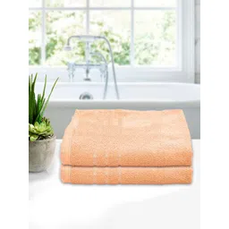 Kuber Industries Set Of 2 Peach Bath Towels-picture-21