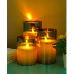 kuber industries Set of 3 LED Lights Candles-picture-21