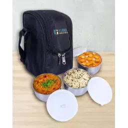 kuber industries Set of 3 Stainless Steel Tiffin Box with Bag-picture-18