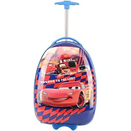 kuber industries Small Cabin Suitcase (43 cm) 2 Wheels - ABS Kids Trolley Bags for Girls & Boys with| DTB2007, Disney Cars - Blue & Red - Blue, Red-picture-27