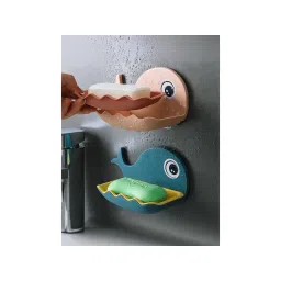 Kuber Industries Soap Stand Magic Stickers Wall Mounted Hooks (Pack of 2 Pcs) (Plastic)-picture-11