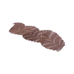 Kuber Industries Table RunnerLeaf Design Washable Non-Slip Table MatsCentar & Dining Table Decoration Place Mats,Copper,-image-42