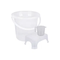 Kuber Industries Transparent 3 Pieces Abstract Bath Accessories Set-picture-41