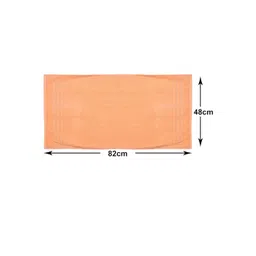 Kuber Industries Unisex Kids Pack of 3 Peach Colored Solid 210 GSM Soft Cotton Bath Towel image 3