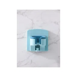 Kuber Industries Wall Mounted Hair Dryer Holder Blue-picture-12