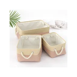 Kuber Industries Wardrobe Organizer For Clothes 3 Different Sizes (Brown & Cream)-picture-13