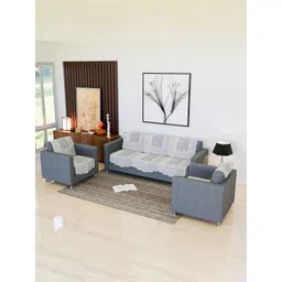 Kuber Industries White 10 Pieces Printed Cotton Sofa Cover-picture-41