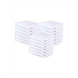 Kuber Industries White 18 Pieces Cotton Table Napkins-picture-20
