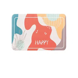 Kuber Industries White & Pink Printed Anti-Skid Bathroom Mat-picture-35