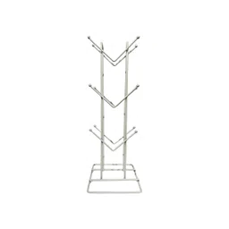 Kuber Industries White Cups Stand With 12 Hooks-picture-32