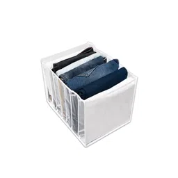 Kuber Industries White Foldable 7 Grided Drawer Organizer-picture-43