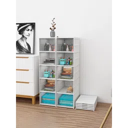 Kuber Industries White Pack Of 2 5-Tier Organisers-picture-38