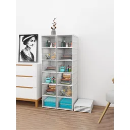 Kuber Industries White Pack Of 2 6-Tier Organisers-picture-36