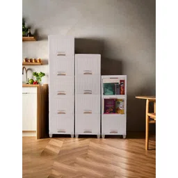 Kuber Industries White Set of 6 Regular Multi-Utility Organisers-picture-30