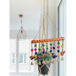 Kuber Industries Yellow & Green Rajasthani Traditional Wall Hanging-picture-20