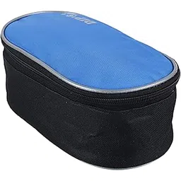 Kuber Industries Lunch Bag|Lunch Box Cover Bag Only|Lunch Tote Bag|Kids Lunch Bag (Blue & Black, Polyester)-picture-29