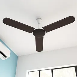 Kuber Industries PVC Ceiling Fan Cover Full Dustproof with attachable end closure | Fan Protector for 3 Blades and Center Cover | Plain - Brown-image-49
