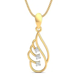 KUBERBOX 18KT Gold Diamond-Studded Pendant - 1.05 g-picture-14