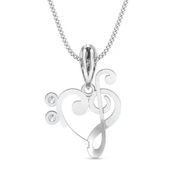 KUBERBOX Love Music 18KT Gold Love Music Charm Pendant - 0.99 gm-picture-19