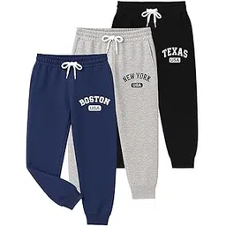 Kuchipoo Boys Regular Fit Track Pants - Pack of 3-picture-10