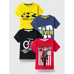 KUCHIPOO Boys 4 Printed Pockets T-shirt-picture-35