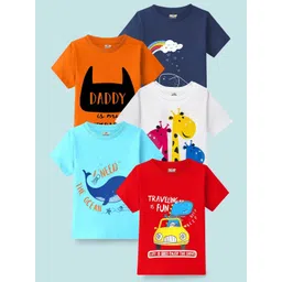 KUCHIPOO Boys 5 Printed Applique T-shirt-picture-13