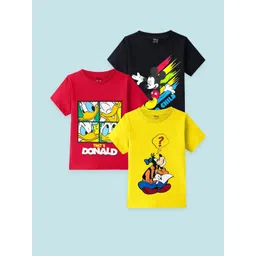 KUCHIPOO Boys Multi Cotton Printed Regular Fit Tshirts-picture-29