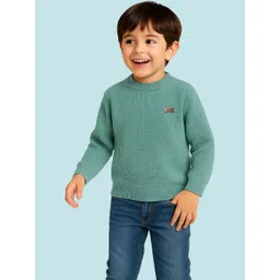 KUCHIPOO Boys Sea Green Pullover-picture-34