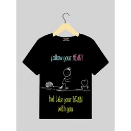 KUCHIPOO Boys Typography Printed T-shirt-picture-40