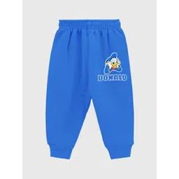 KUCHIPOO Girls Pack Of 5 Mickey & Friends Printed Cotton Joggers image 3